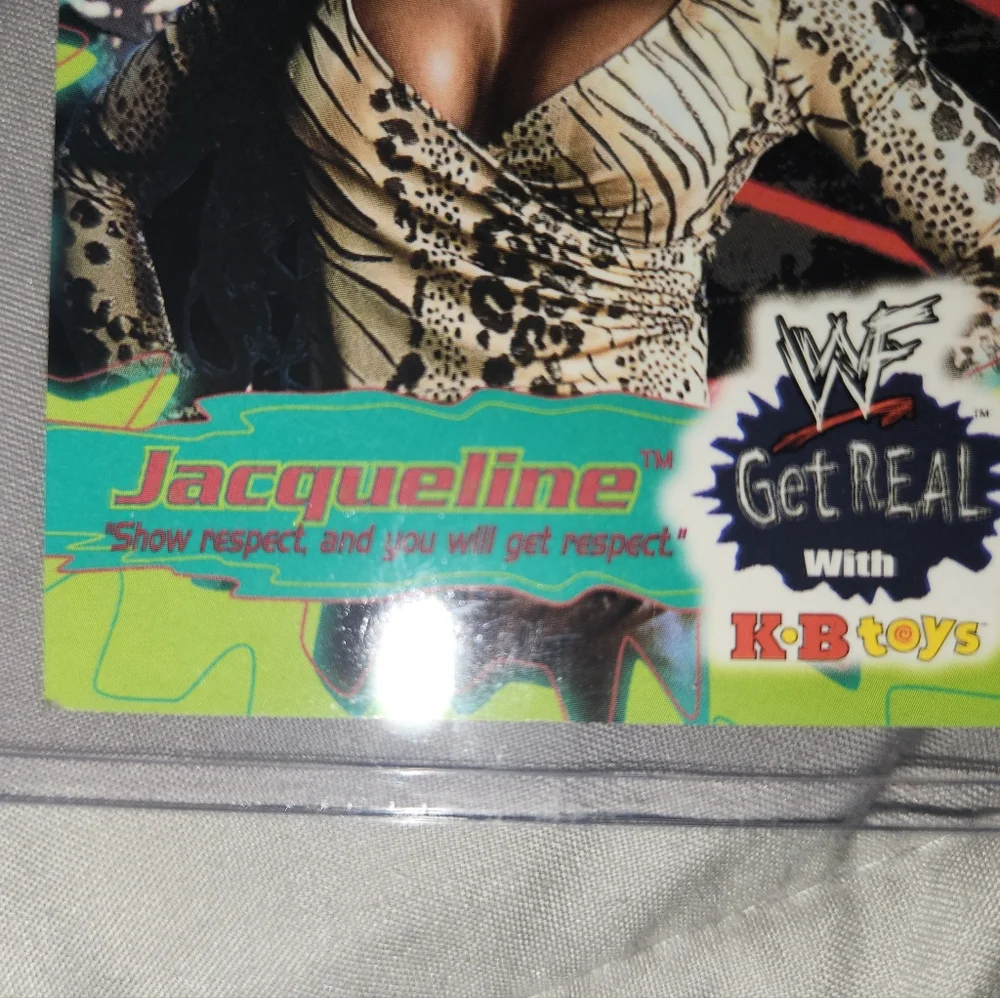 JACQUELINE - 2001 Fleer -  WWF Get Real With KB - TRADING CARD